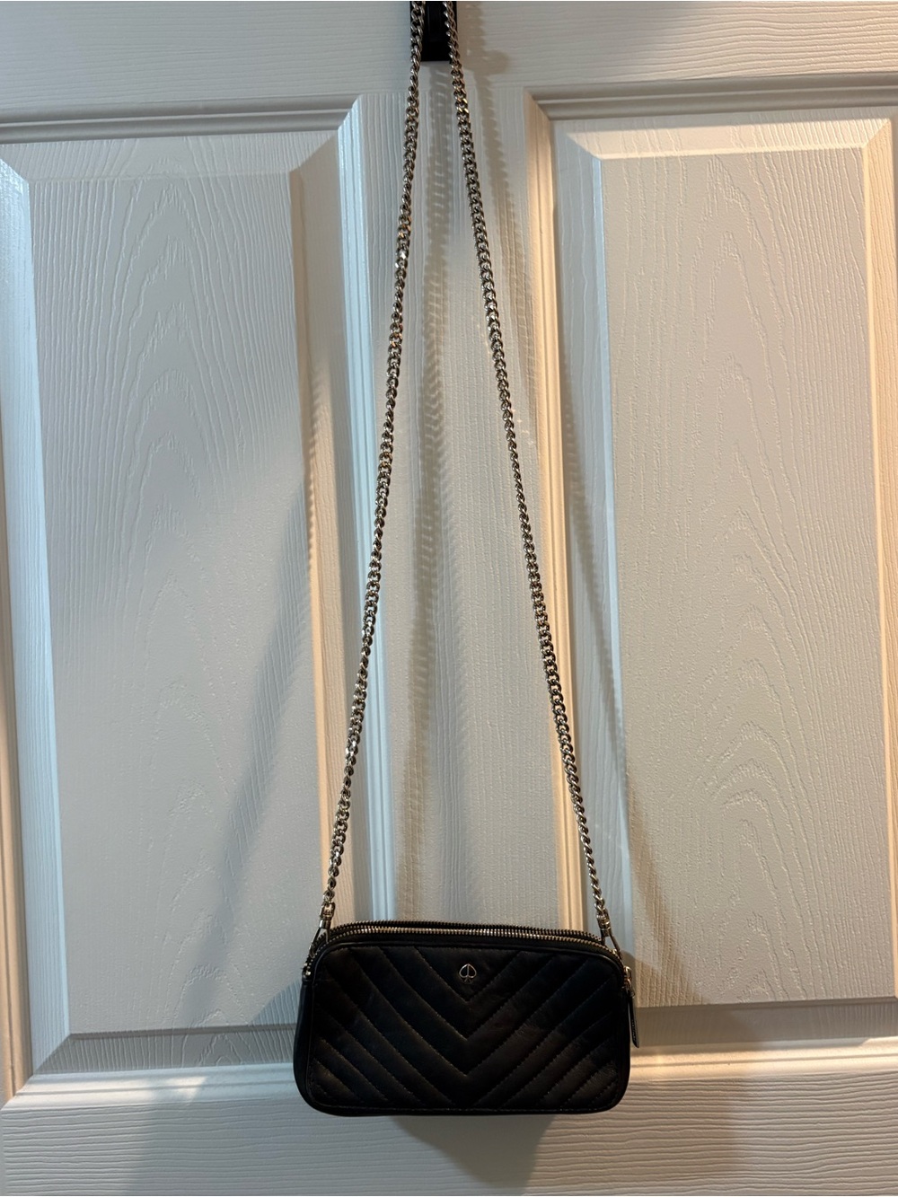 Kate Spade Briar Lane Quilted Kendall Black Leather Crossbody